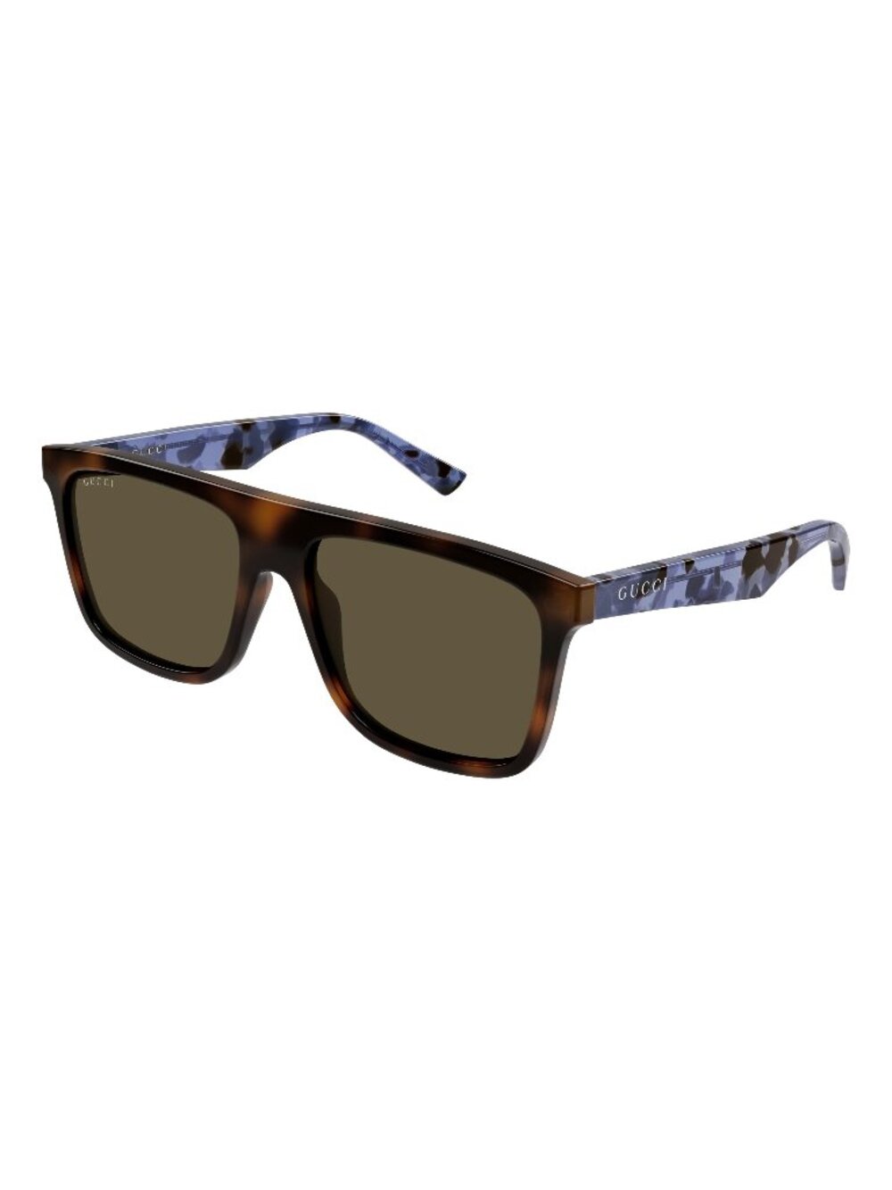 New Gucci Men's Sunglasses Havana Brown Lens Acetate Frame GG2182S 003 57